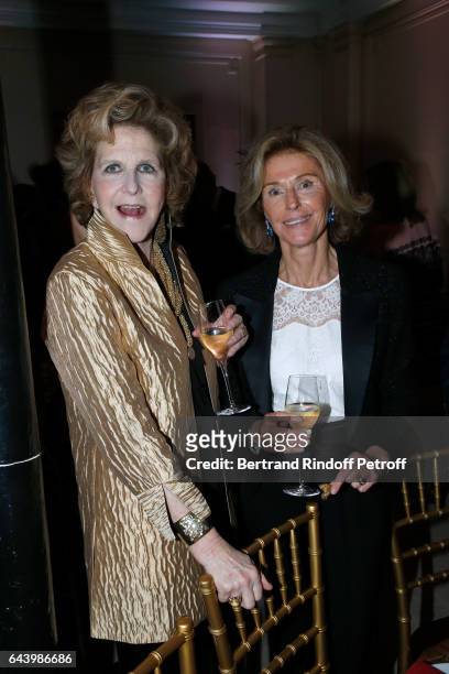 Countess Anne-Marie de Ganay and Marquise de Nicolay attend the celebration of the 10th Anniversary of the "Fondation Prince Albert II De Monaco" at...