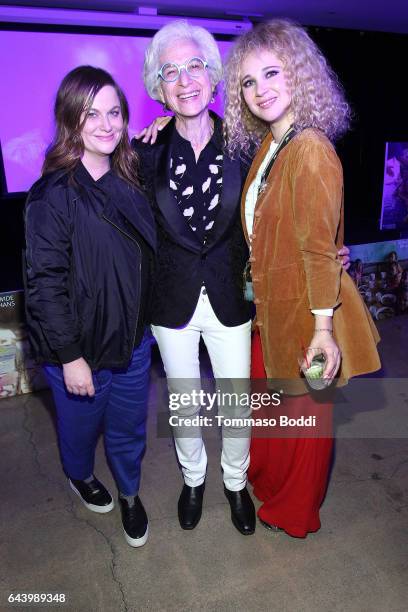 Actress Amy Poehler, Dr. Jane Aronson and actress Juno Temple attend The World Wide Orphans Foundation Annual Night Of Play Charity Event In Los...