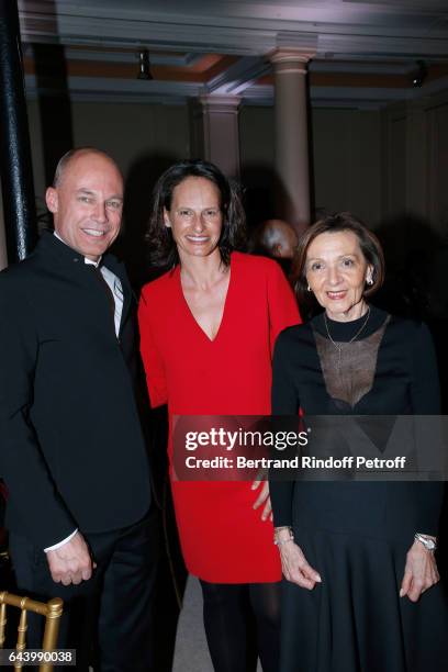 Anabelle Jaeger, Bertrand Piccard and guest attend the celebration of the 10th Anniversary of the "Fondation Prince Albert II De Monaco" at Salle...