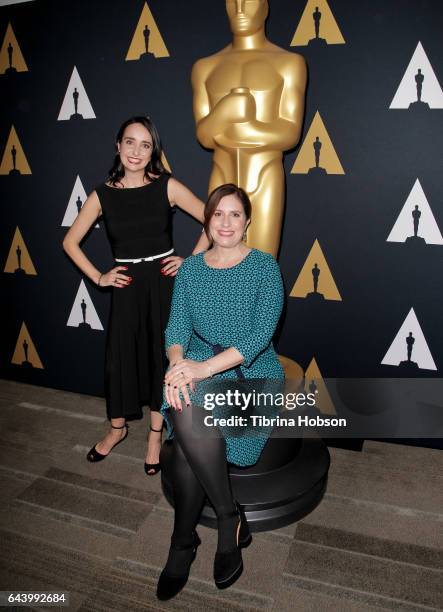 Raphaela Neihausen and Kahane Cooperman attend the 89th Annual Academy Awards Oscar Week "Celebration of Documentaries" at Samuel Goldwyn Theater on...