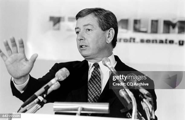 Sen. John Ashcroft, R-Mo., responds to a petition online for term limits on April 11, 1998. "n