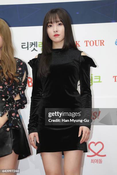 Member of girl group GFRIEND attends the 6th Gaon Chart K-Pop Awards on February 22, 2017 in Seoul, South Korea.