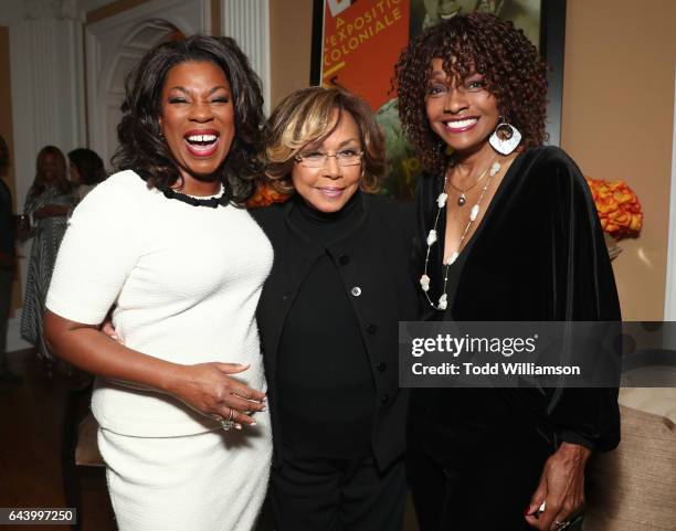 Lorraine Toussaint, Diahann Carroll and Beverly Todd attend the 8th Annual Oscar's Sistahs Soiree Presented by Alfre Woodard and Farfetch at the...