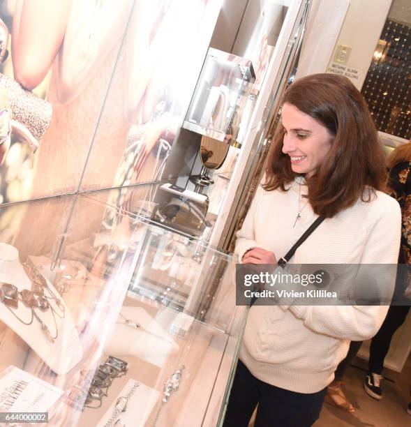 Guest shops at Atelier Swarovski and Louise Roe Celebrate Awards Season At the Grove on February 22, 2017 in Los Angeles, California.