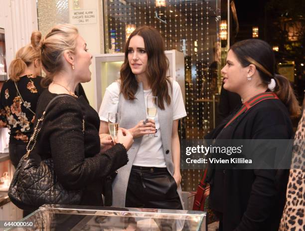 Louise Roe meets guests at Atelier Swarovski and Louise Roe Celebrate Awards Season At the Grove on February 22, 2017 in Los Angeles, California.