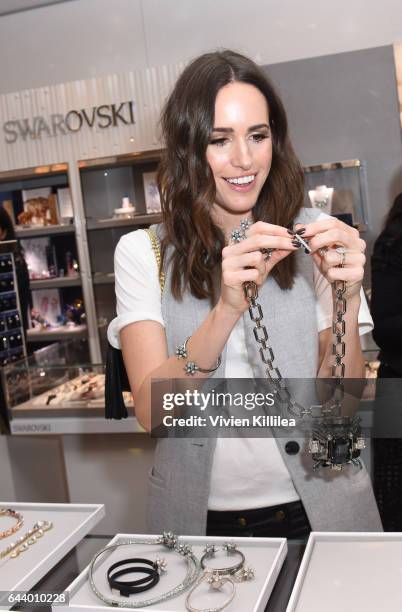 Louise Roe attends Atelier Swarovski and Louise Roe Celebrate Awards Season At the Grove on February 22, 2017 in Los Angeles, California.