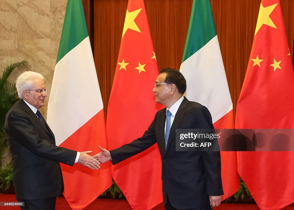 CHINA-ITALY-DIPLOMACY