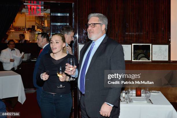 Jenny Lenz and Brian Fisher attend Lieba's Birthday Dinner at Le Cirque on February 22, 2017 in New York City.