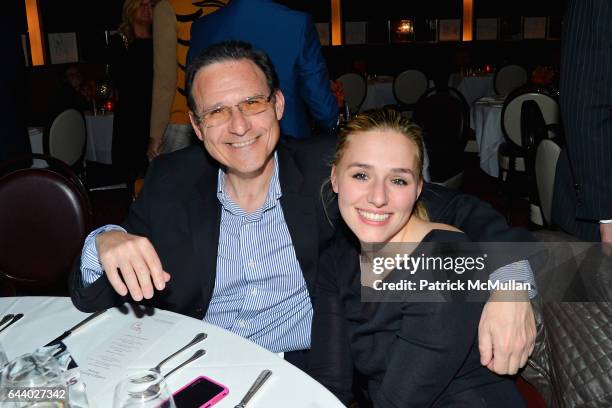 Aaron Lenz and Jenny Lenz attend Lieba's Birthday Dinner at Le Cirque on February 22, 2017 in New York City.