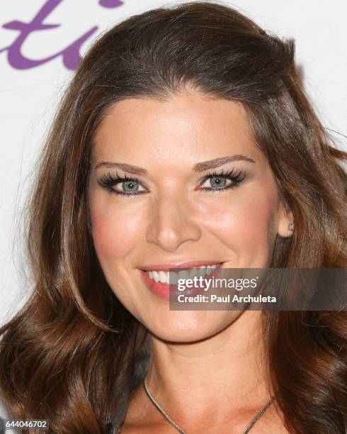 Personality Adrienne Janic attends OK! Magazine's annual pre-Oscar event at Nightingale Plaza on February 22, 2017 in Los Angeles, California.