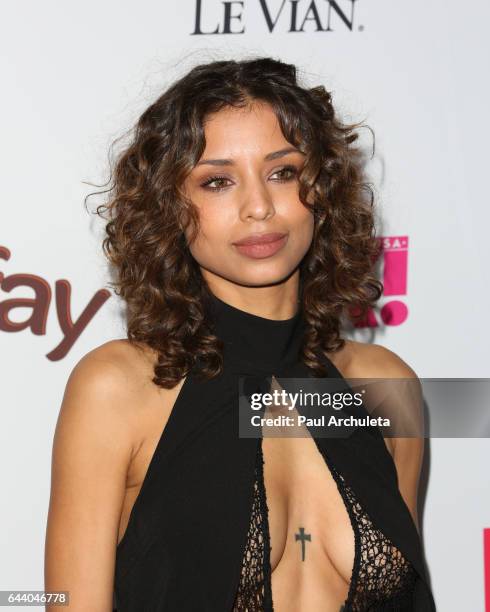 Actress Brytni Sarpy attends OK! Magazine's annual pre-Oscar event at Nightingale Plaza on February 22, 2017 in Los Angeles, California.