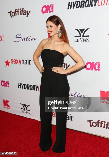 Dancer / TV Personality Anna Trebunskaya attends OK! Magazine's annual pre-Oscar event at Nightingale Plaza on February 22, 2017 in Los Angeles,...