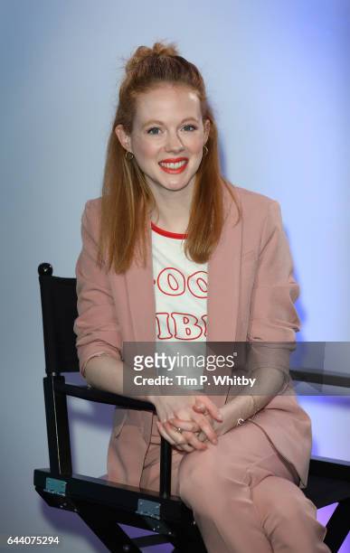 Zoe Boyle joins BUILD for a live interview and to discuss the second series of 'Witless' at their London studio on February 23, 2017 in London,...