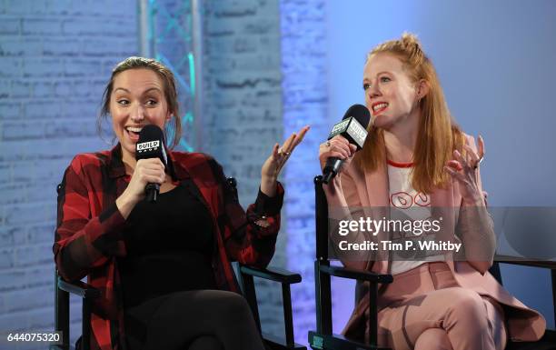 Kerry Howard and Zoe Boyle join BUILD for a live interview and to discuss the second series of 'Witless' at their London studio on February 23, 2017...