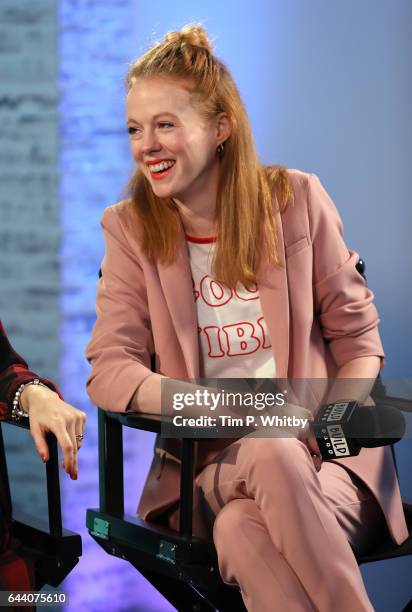 Zoe Boyle joins BUILD for a live interview and to discuss the second series of 'Witless' at their London studio on February 23, 2017 in London,...