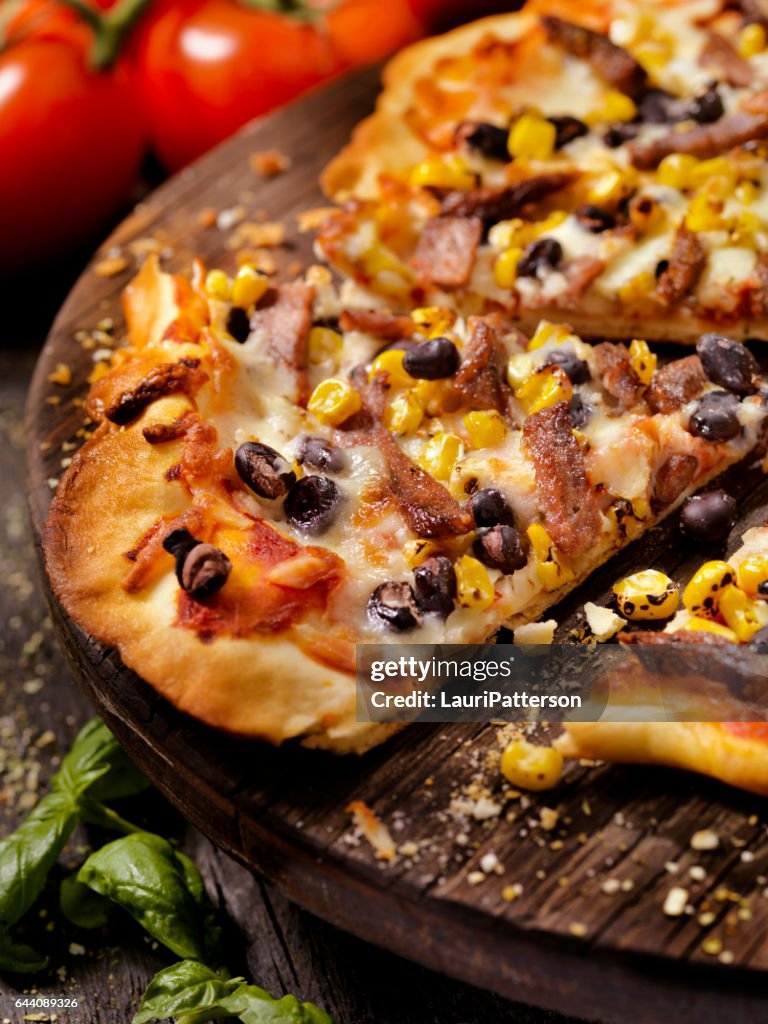 Southwestern Steak Pizza