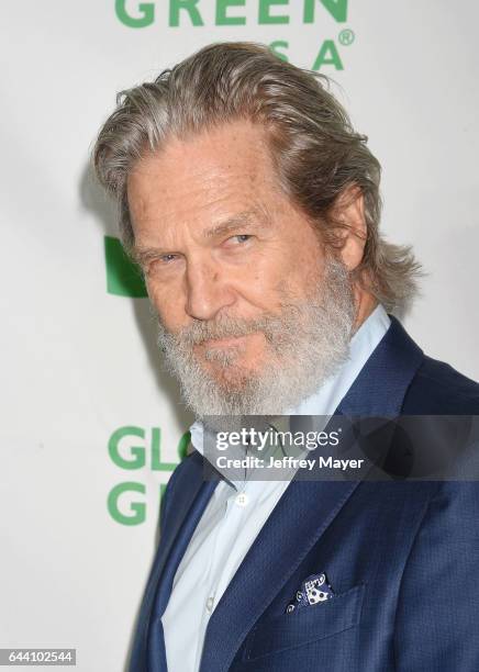 Actor Jeff Bridges arrives at the 14th Annual Global Green Pre-Oscar Gala at TAO Hollywood on February 22, 2017 in Los Angeles, California.