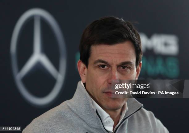 Mercedes Team Principle Toto Wolff during the Mercedes-AMG 2017 Car Launch at Silverstone, Towcester.