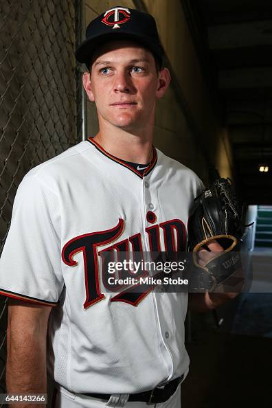 Drew Rucinski Drew Rucinski of the Minnesota Twins poses for a portait during a MLB ...