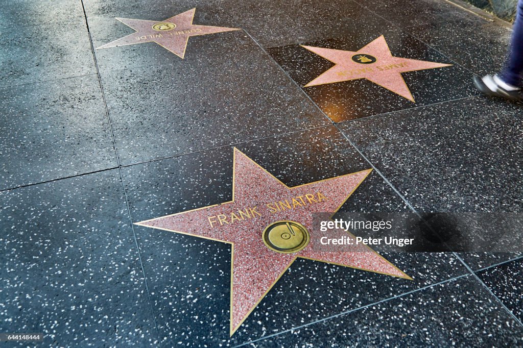 Hollywood Walk of Fame,Los Angeles,California,USA