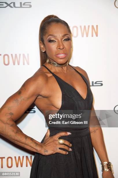 Actress Adrienne-Joi Johnson attned Uptown Magazine's Pre-Oscar Gala on February 22, 2017 in Los Angeles, California.