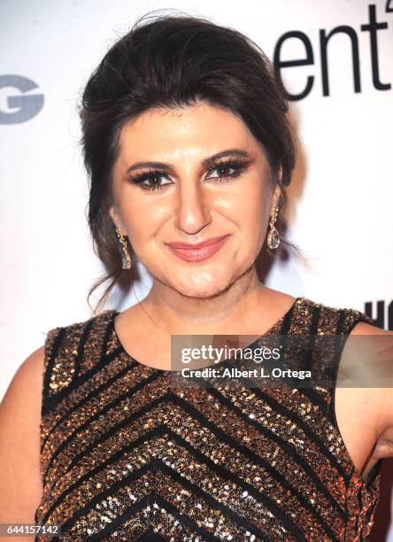 President/founder Lousine Karibian of The World Networks art the 2017 Entrepreneur Awards held at Allure Events And Catering on February 22, 2017 in...