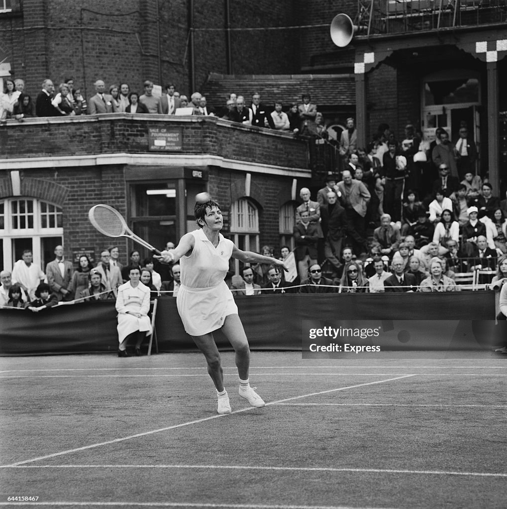 Australian Tennis Player Margaret Court Beats Billie Jean King In The australian-tennis-player-margaret-court-beats-billie-jean-king-in-the