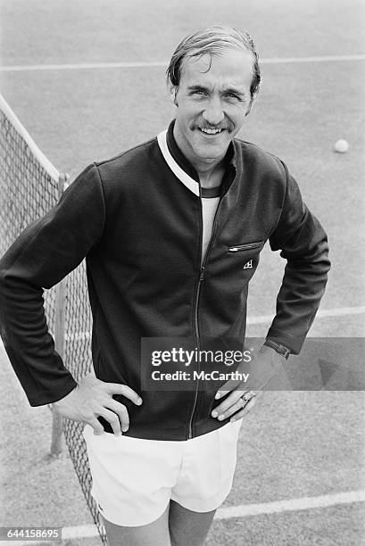 American tennis player Stan Smith, the Daily Express competition winner, UK, 20th June 1971.