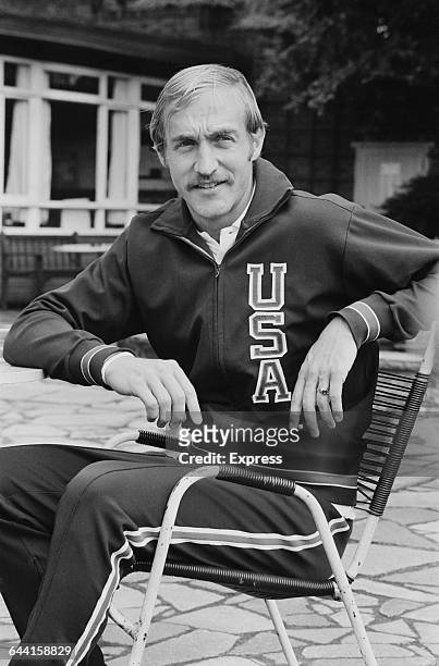 American tennis player Stan Smith at the Hurlingham Club pre-Wimbledon party, London, UK, 20th June 1971.