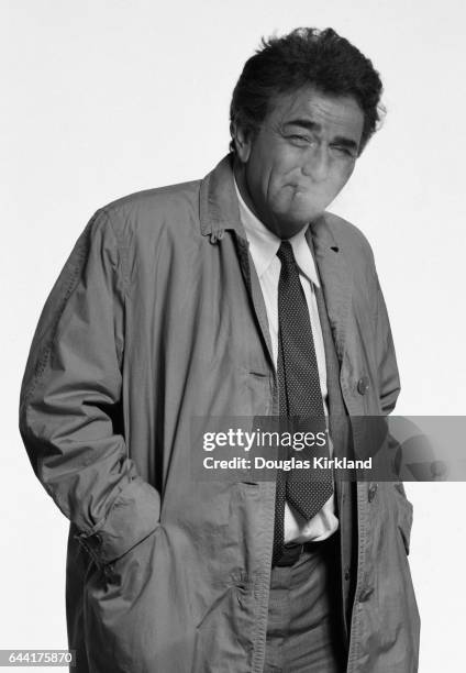 Peter Falk, Colombo photographed in Los Angeles, CA November 1988