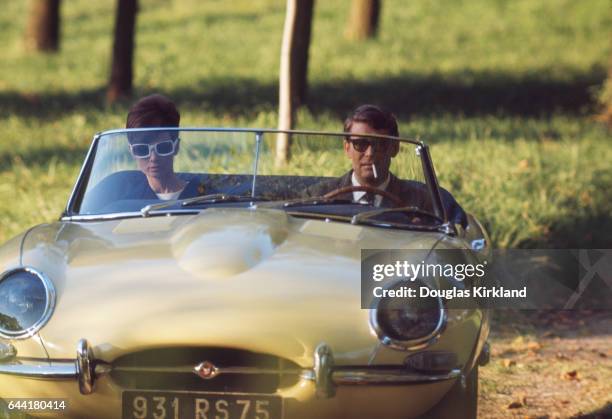 Peter O'Toole and Audrey Hepburn photographed on the set of How To Steal a Million Dollars