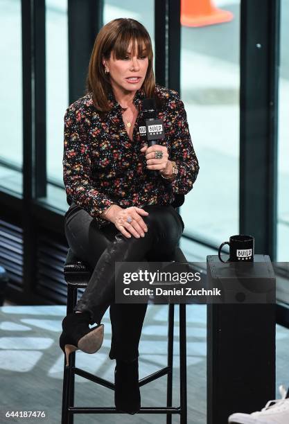 Melissa Rivers attends the Build Series to discuss The 2017 Academy Awards on the 'Fashion Police' at Build Studio on February 23, 2017 in New York...