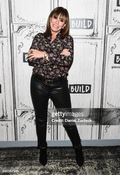 Melissa Rivers attends the Build Series to discuss The 2017 Academy Awards on the 'Fashion Police' at Build Studio on February 23, 2017 in New York...