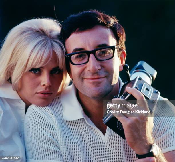 Britt Ekland and Peter Sellers