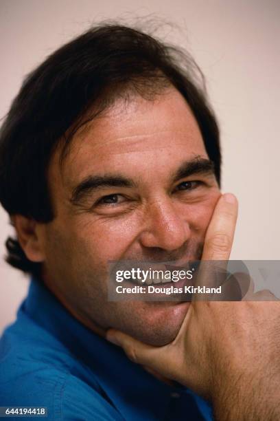 Filmmaker Oliver Stone, September 1990.