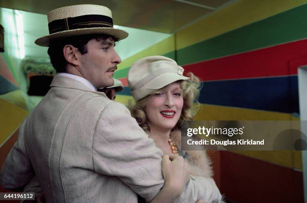 Meryl Streep and Kevin Kline play the lead roles, Sophie Zawistowska and Nathan, in the 1982 drama, Sophie's Choice.
