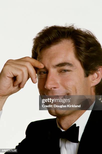 Timothy Dalton plays James Bond in the 1987 motion picture The Living Daylights.