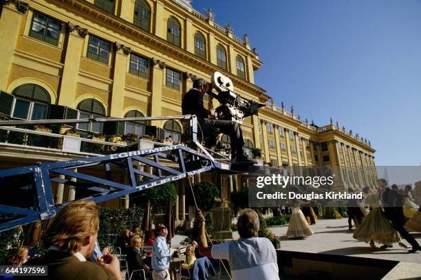 On set of the 1987 motion picture The Living Daylights.