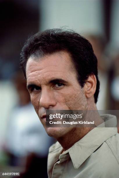 Actor Robert Davi is on the set of the 1989 James Bond film, Licence to Kill. Directed by John Glen, the screenplay was written by Michael Wilson and...