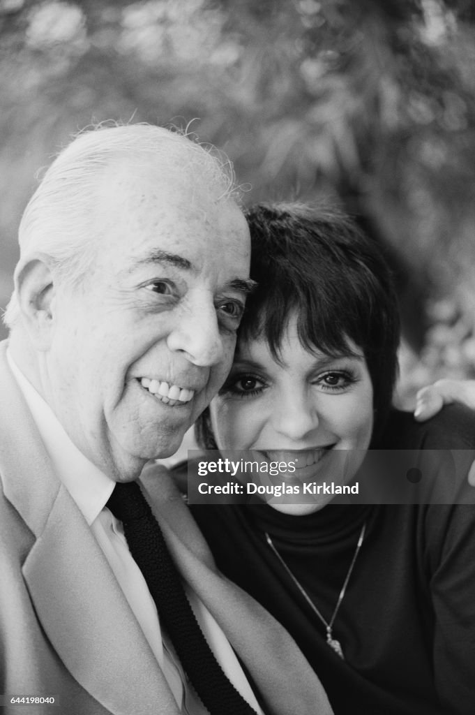 Actress Liza Minnelli with Her Father Vincente