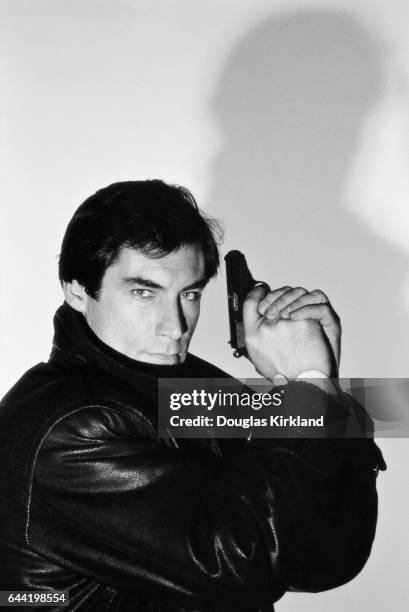 Timothy Dalton plays James Bond in the 1987 John Glen film The Living Daylights.