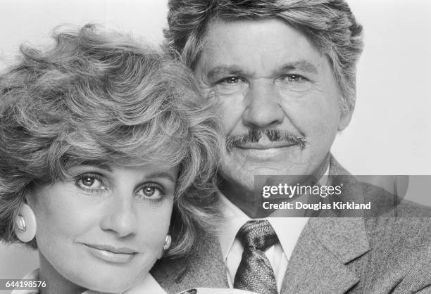 Actor Charles Bronson and wife Jill Ireland co-star in the 1987 Peter Hunt film Assassination.