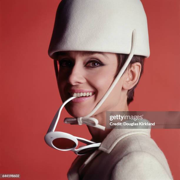 Audrey Hepburn at the Studio de Boulogne, during the making of How to Steal a Million in Paris.