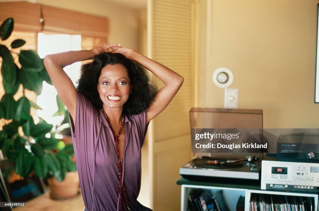 Diana Ross at Home