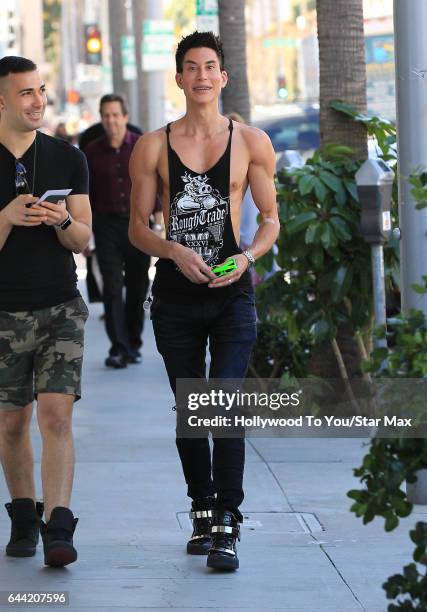 Justin Jedlica is seen on February 22, 2017 in Los Angeles, CA.