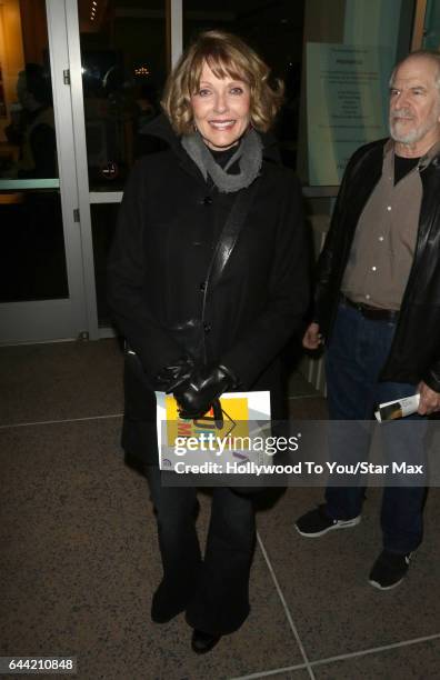 Susan Blakely is seen on February 22, 2017 in Los Angeles, CA.