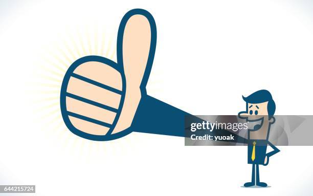 thumbs up. 
created with adobe illustrator. - adobe icons stock illustrations