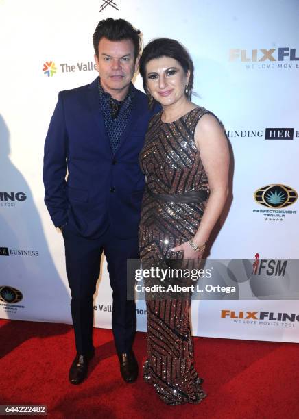 Recording artist Paul Oakenfold and President/founder Lousine Karibian of The World Networks art the 2017 Entrepreneur Awards held at Allure Events...