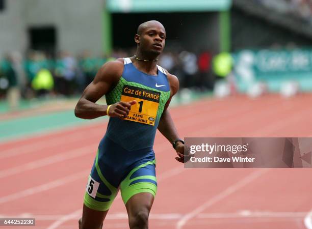 Asafa POWELL - 100m - - Meeting Gaz de France - Golden League - Stade de France - Saint-Denis, Photo : Dave Winter / Icon Sport