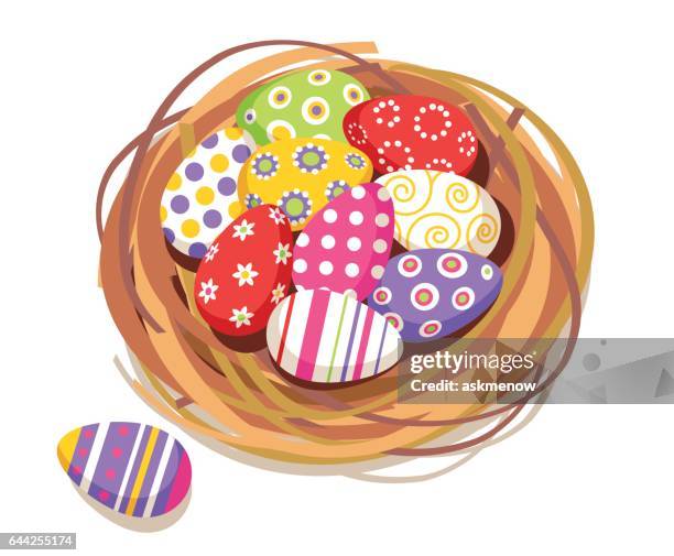 easter eggs - easter egg vector stock illustrations